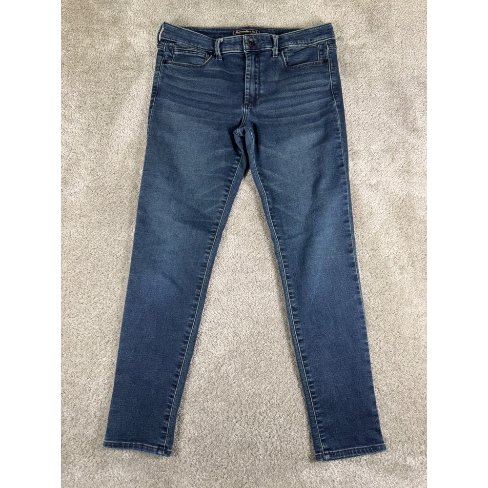 Abercrombie & Fitch Signature Collection Super Skinny Jeans Dark Wash 30x29R